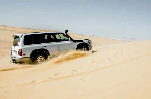 Dune bashing