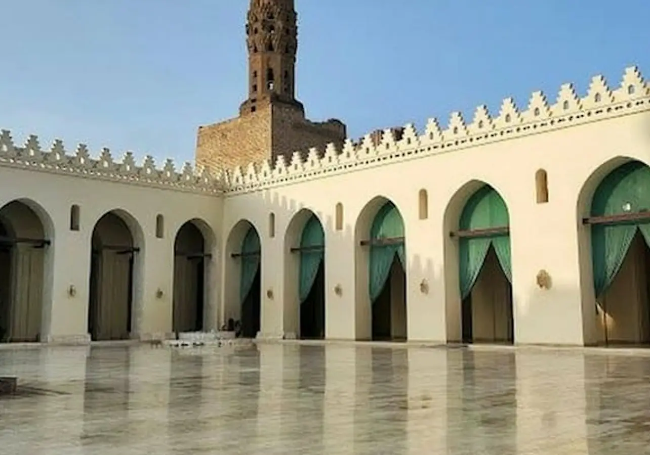 Explore Cairo's Al-Hakim Mosque, a historic landmark with stunning architecture and rich history, guided by an expert.