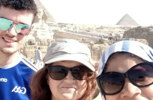 Area of the Pyramids of Giza