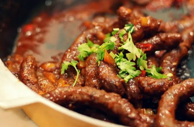 Egyptian style sausages cooked to perfection with many spices and herbs
